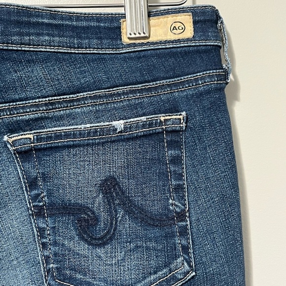 AG Jean The Legging Ankle Super Skinny Destroyed Faded Medium Wash - Picture 10 of 12